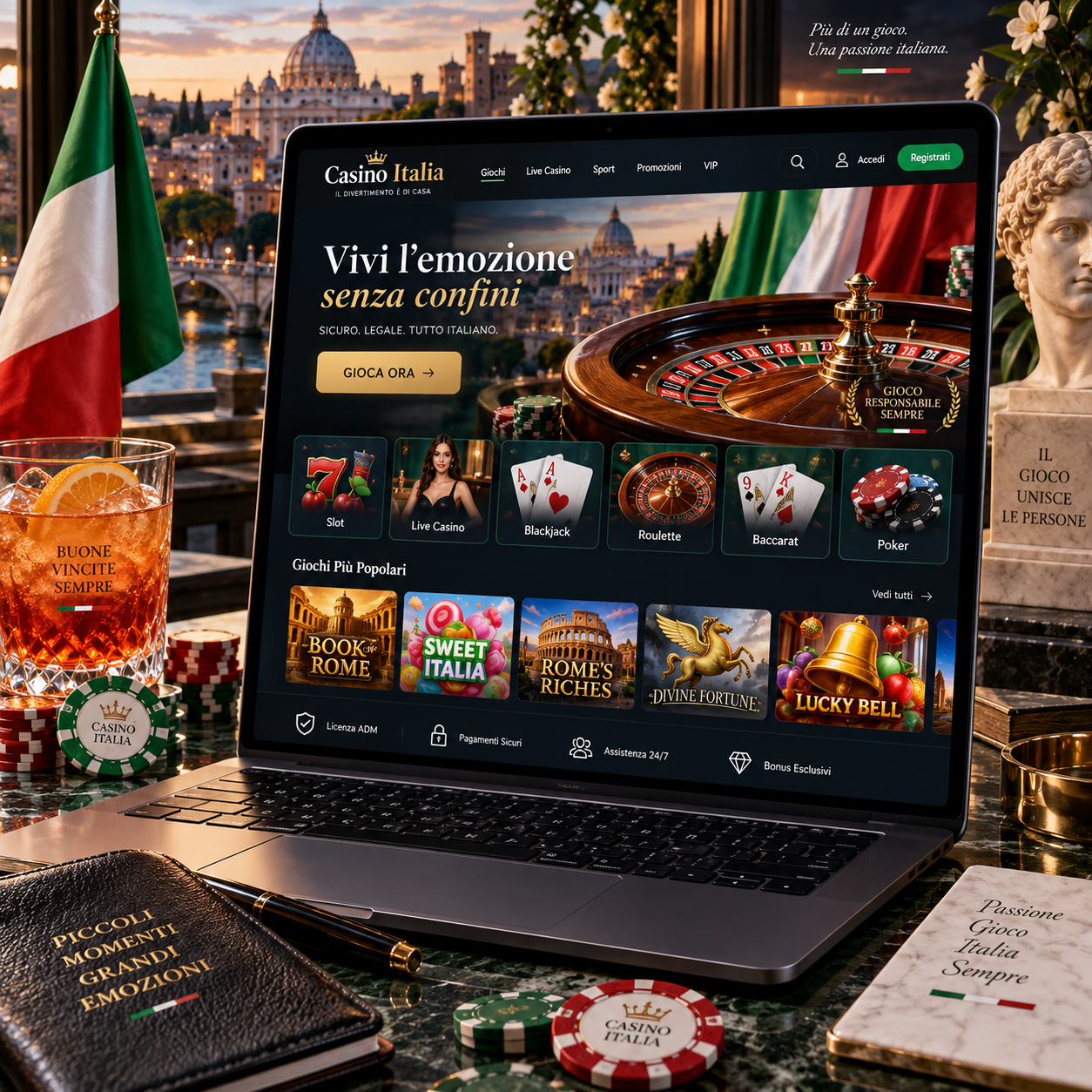Casin Online In Italia Nel 2026 Guida Completa A Bonus Sicurezza E Licenze Aams
